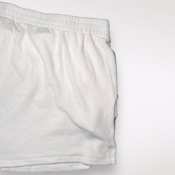 Stoney Clover Lane Shorts White Terry Cloth Heart Buttons 1X - Picture 7 of 10